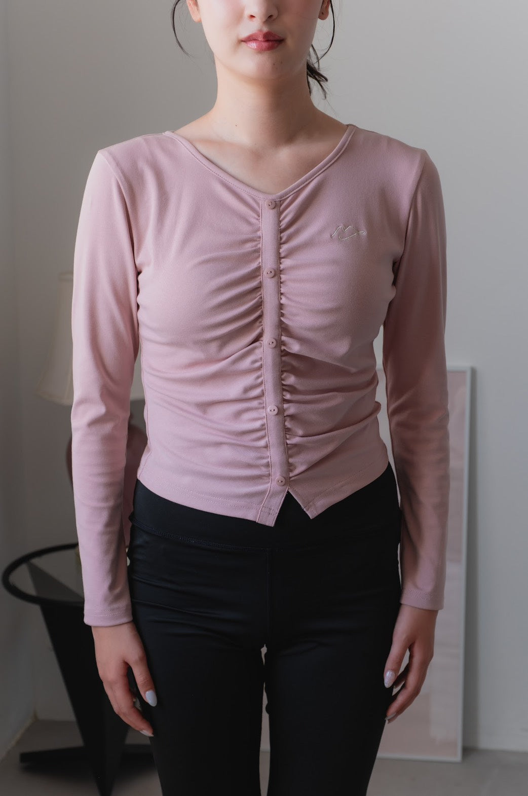 【OPEN記念・9/26〜9/30】Front gathered tops 2-piece set