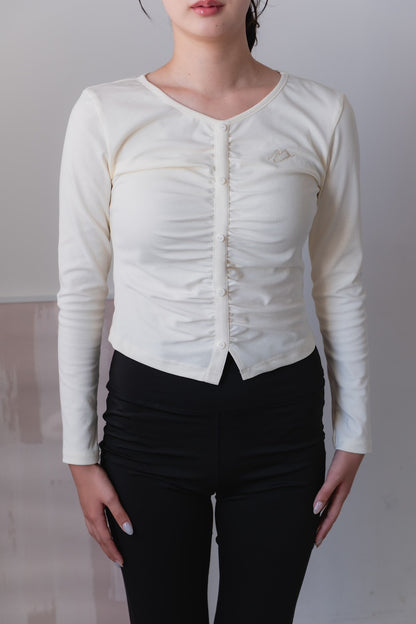 【OPEN記念・9/26〜9/30】Front gathered tops 2-piece set